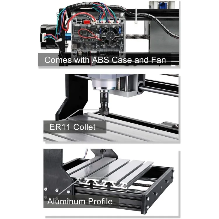 CNC 3018-PRO Router Kit GRBL Control 3 Axis Plastic Acrylic PCB PVC Wood Carving Milling Engraving Machine