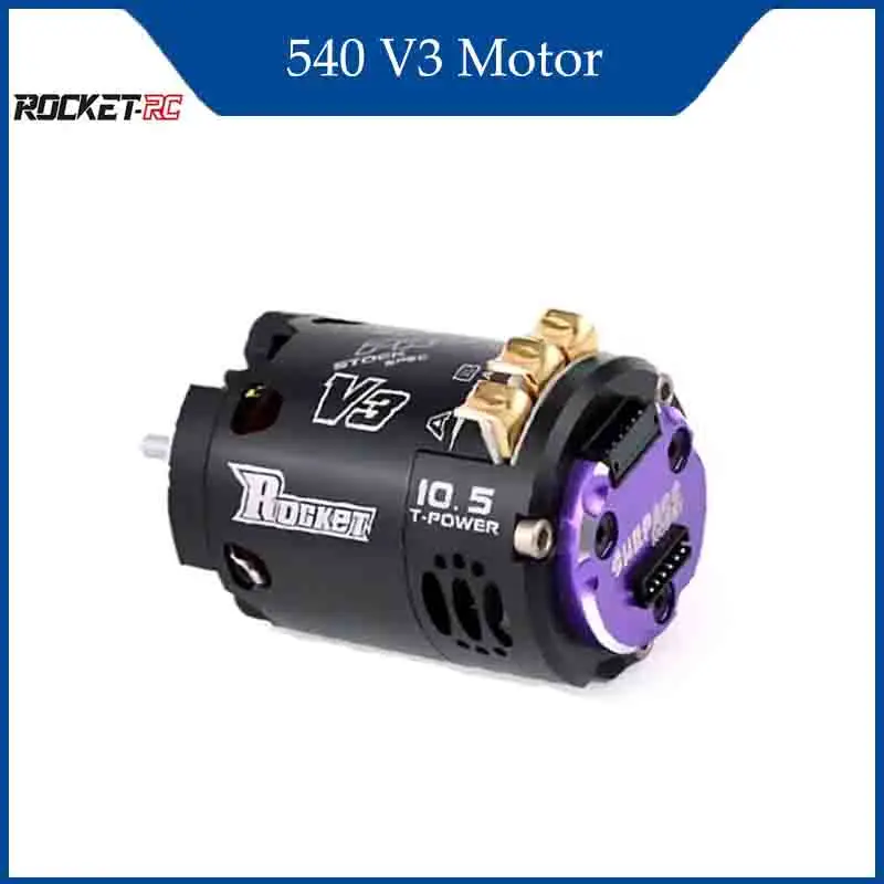 

Surpass Hobby Rocket 540 V3 Brushless Motor 5.5T 6.5T 8.5T 10.5T 13.5T 21.5T For Modified Competition 1/10 1/12 F1 Drift Car RC