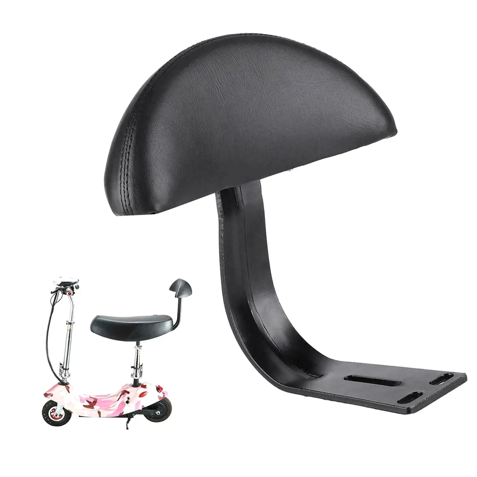 Motorcycle Backrest Pad Universal Rear Passenger Backrest Back Seat Cushion Pad