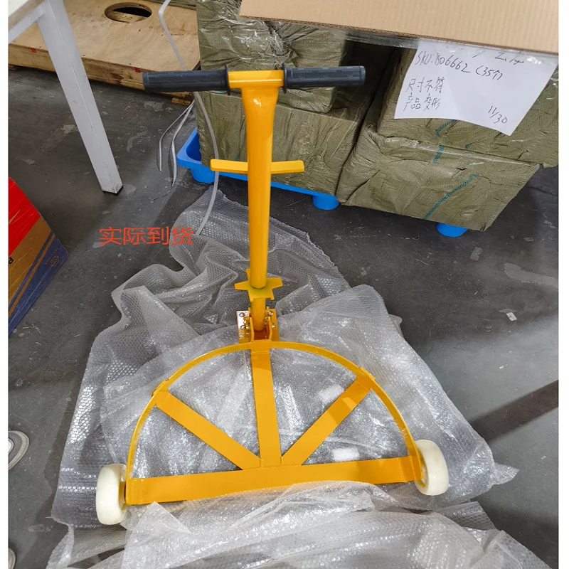 55 Gallon Drum Cart with Swivel Wheels Tipping Hand Truck Capacity Dollies 1200LBS Capacity for Easy Transport & Secure Handling