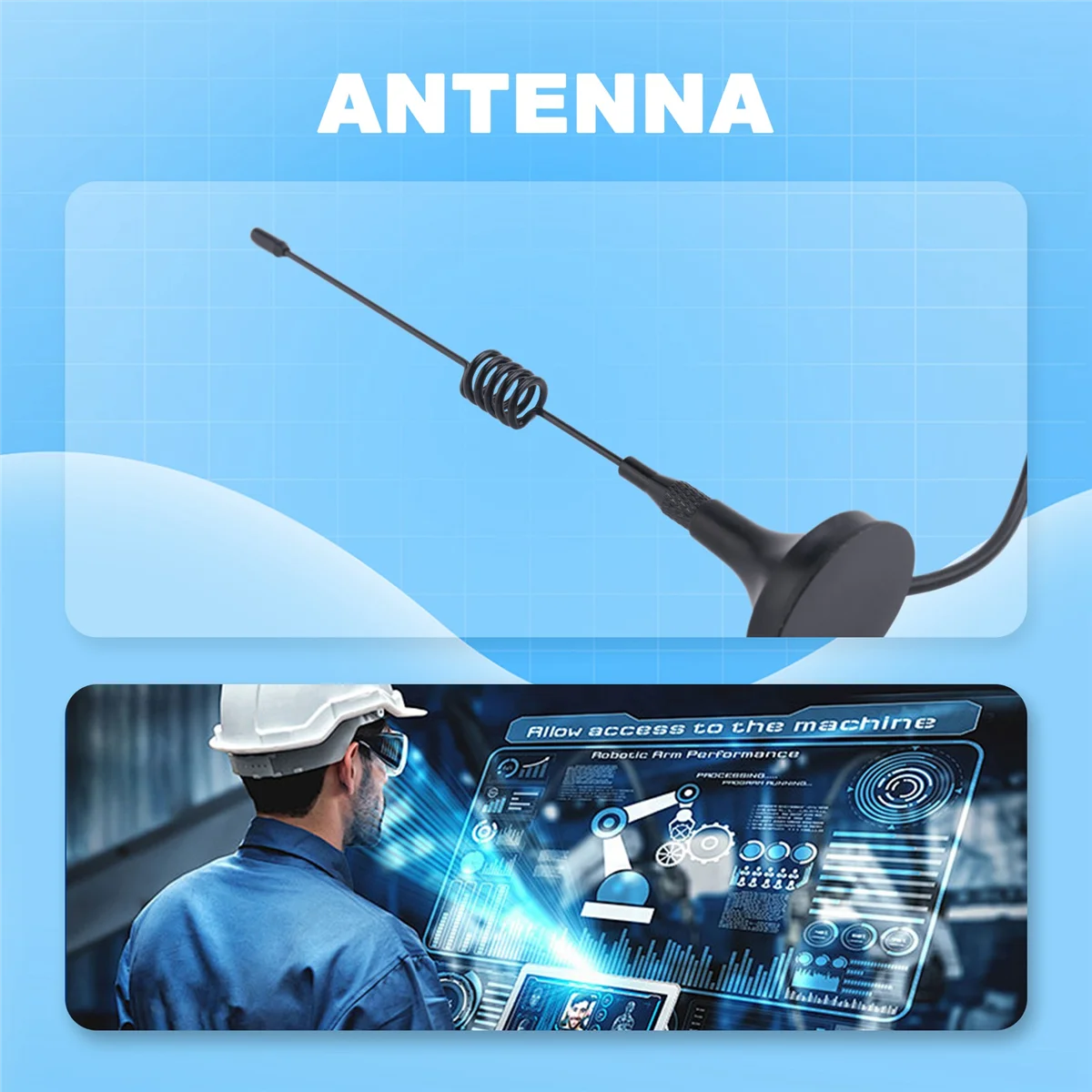 【Last-Chance!】Mini Magnet Base Wide-Band Scanner รับเสาอากาศสําหรับ Uniden Bearcat Radioshack Motorola Aor Bnc