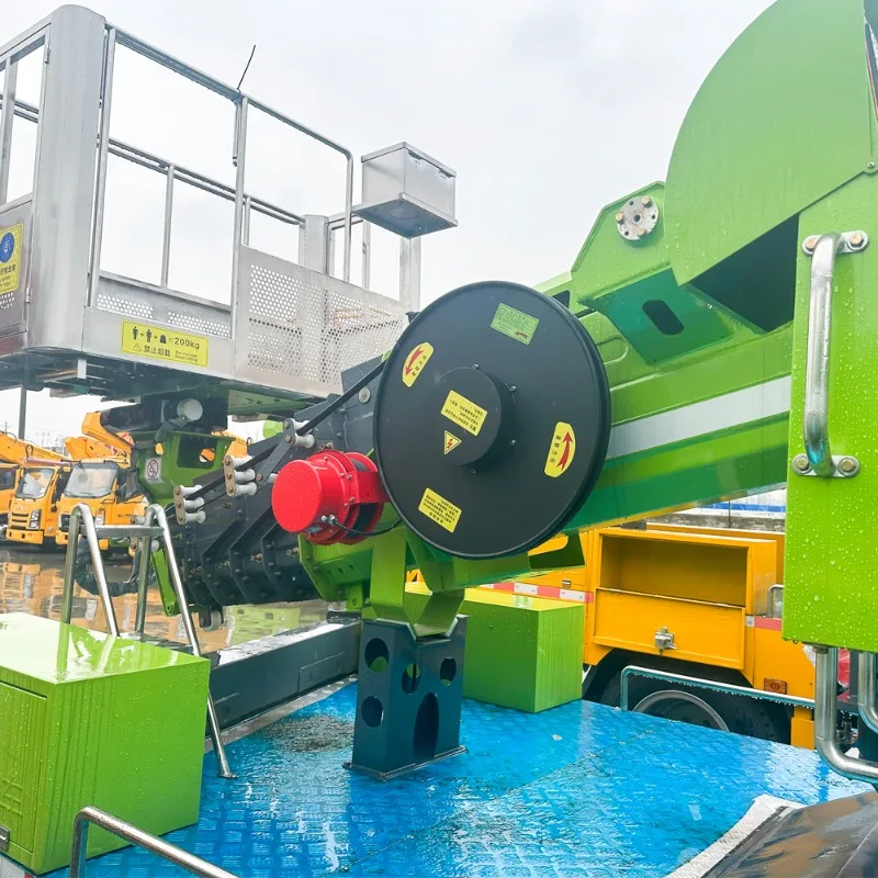 

High Pressure Electric Hydraulic Hose Reel Automatic Rewind 2 Hoses Retractable Reel For Forklift Aerial Work Vehicle