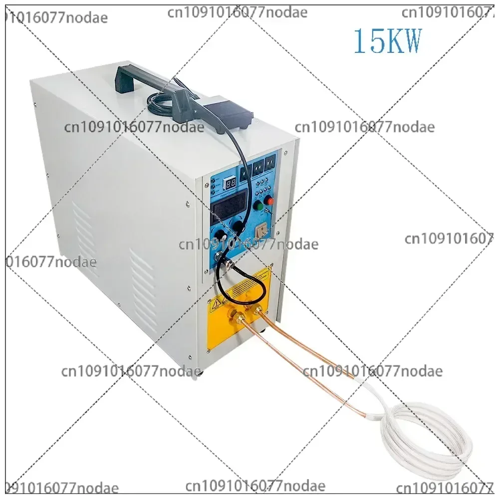 High Frequency Induction Heating Machine 15KW Small High Frequency Welding Equipment Copper Tube Turning Tool Alloy Welding