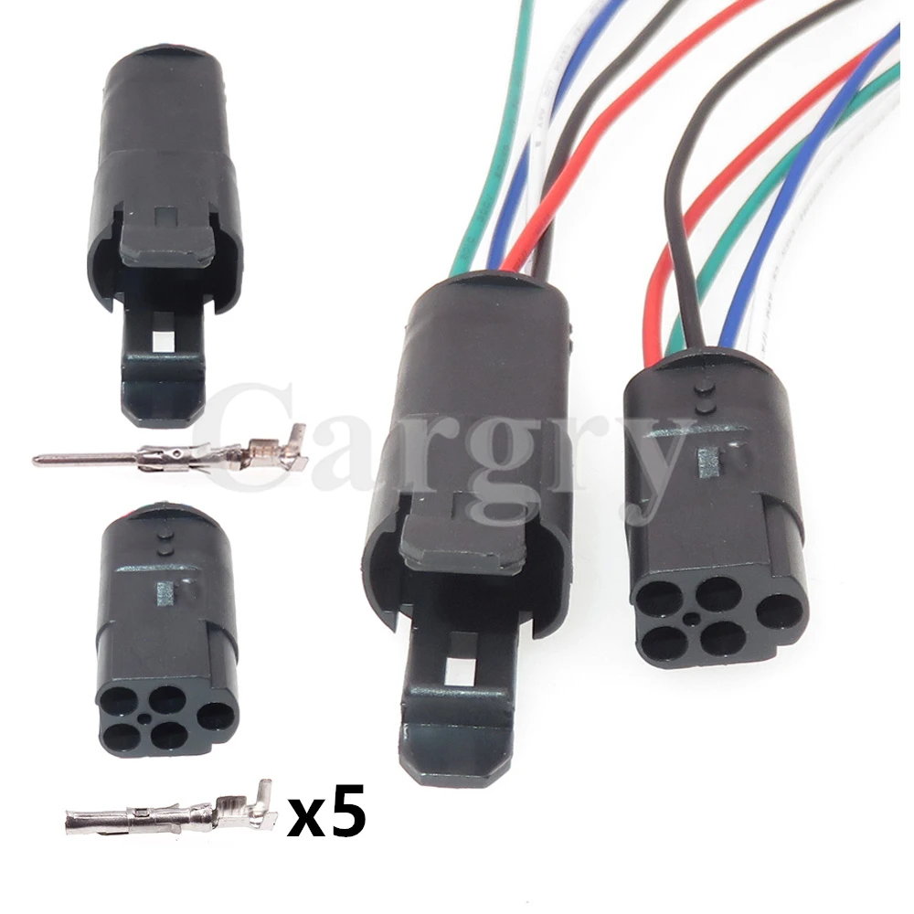 

1 Set 5P Car Waterproof Wire Harness Socket Auto Starter Plastic Housing Connector