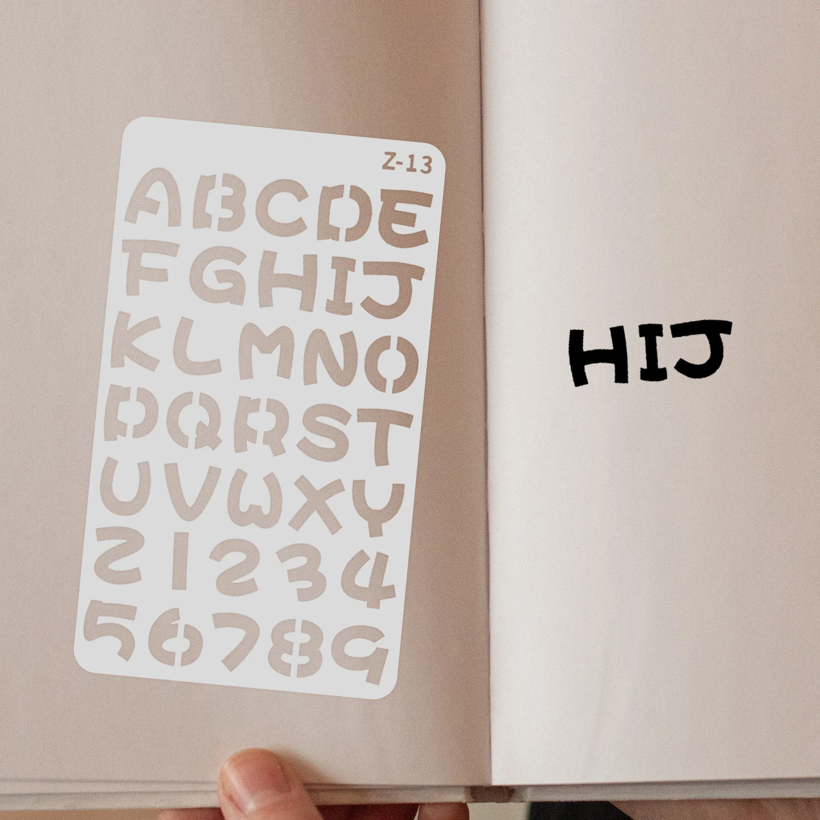 

Letter Stencils Painting Reusable Craft Plastic Stencils For Wood Wall Diy Projects Large Alphabet Molds A6 Size Clear