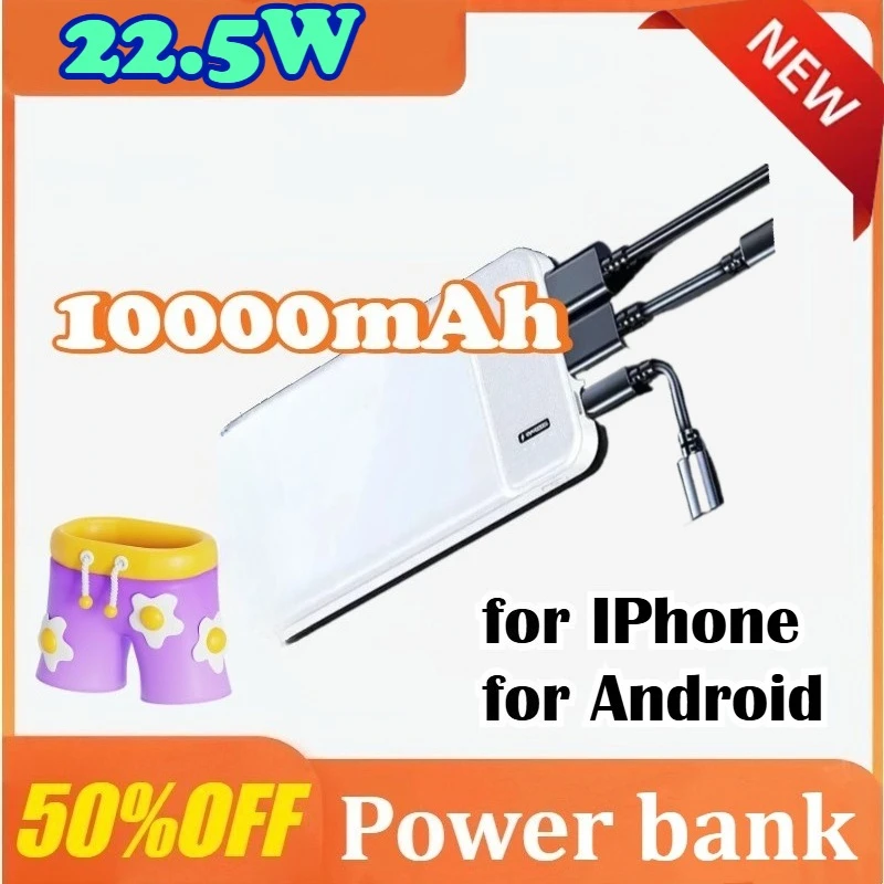 

10000mAh Power Bank Portable Super Fast Charging External Battery High Capacity USB Port Powerbank for IPhone for Android