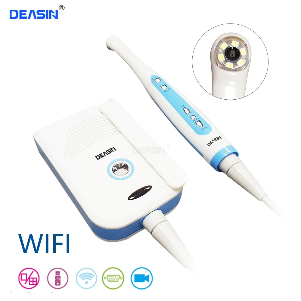 High quality Wired CCD Dental Intraoral Camera 2.0 Mega Pixels with U Disk Storage and WIFI & VGA output Dental Equipment