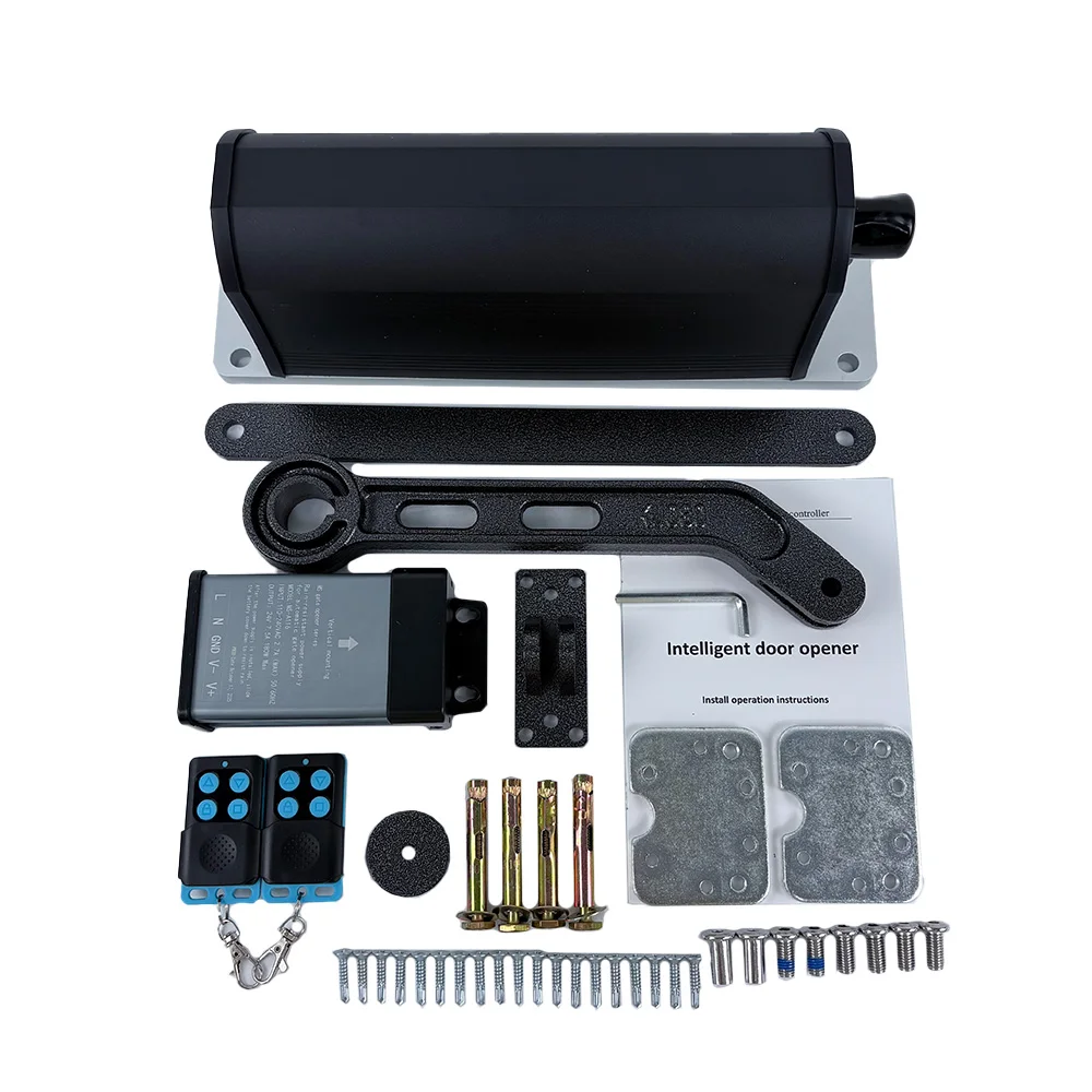 Indoor Outdoor Automatic Door Operators Remote Control Electric Swing Door Motor for Light Door