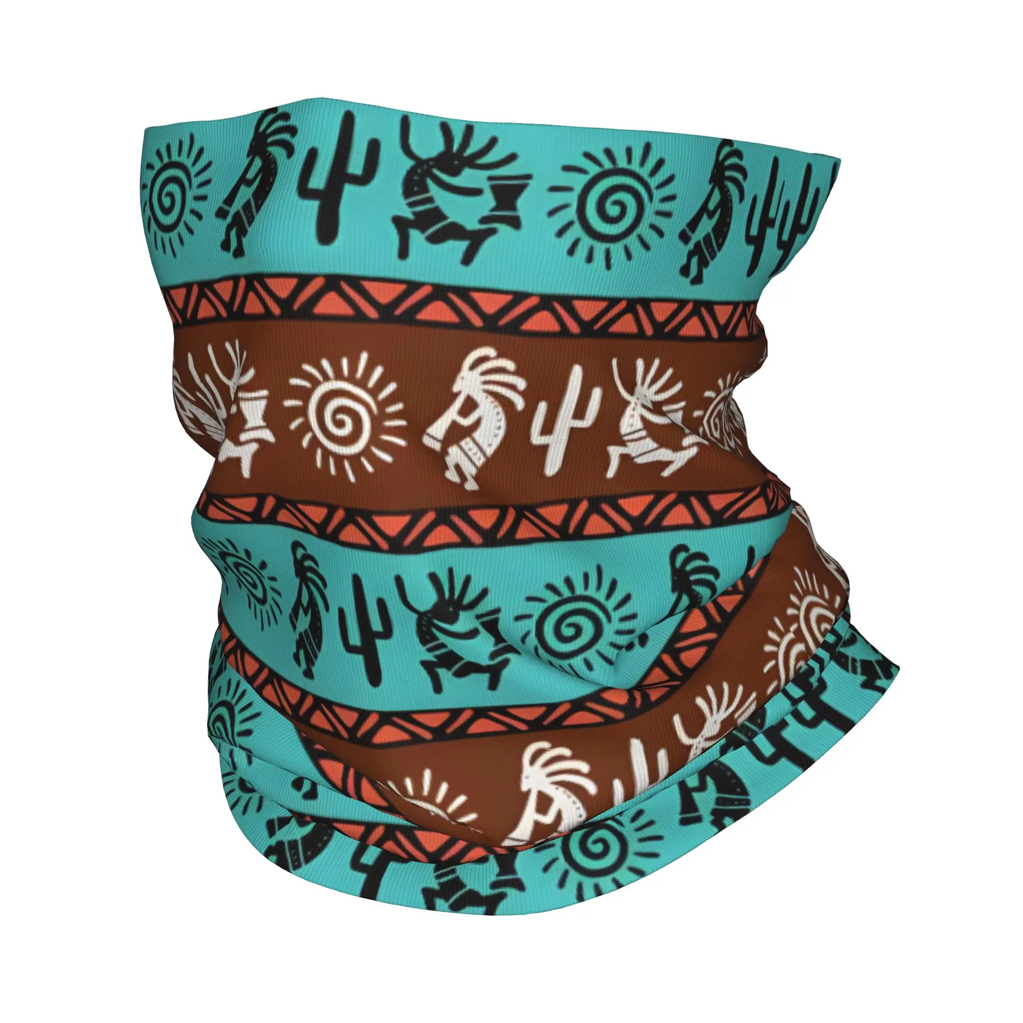 Custom Mystic Kokopelli Guards Natures Gifts Bandana Neck Warmer Men Women Winter Hiking Ski Scarf Gaiter Motor Face Cover