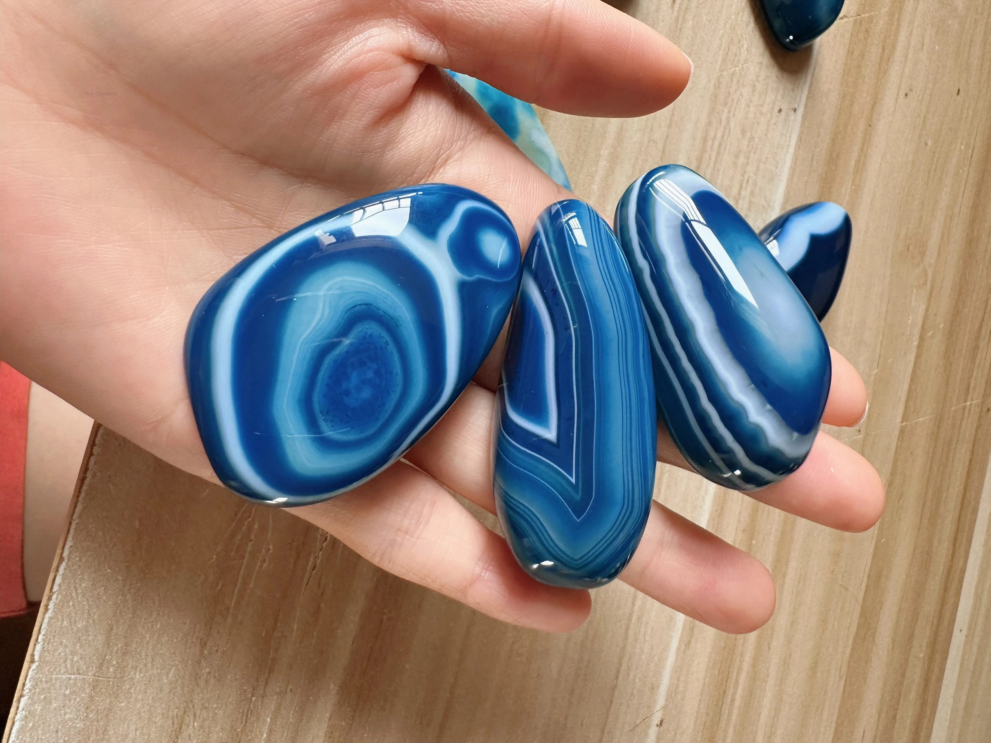 Random 2pcs Original Polished Agate Stone - suitable for decoration and environment arrangement  ожерелье из бисера