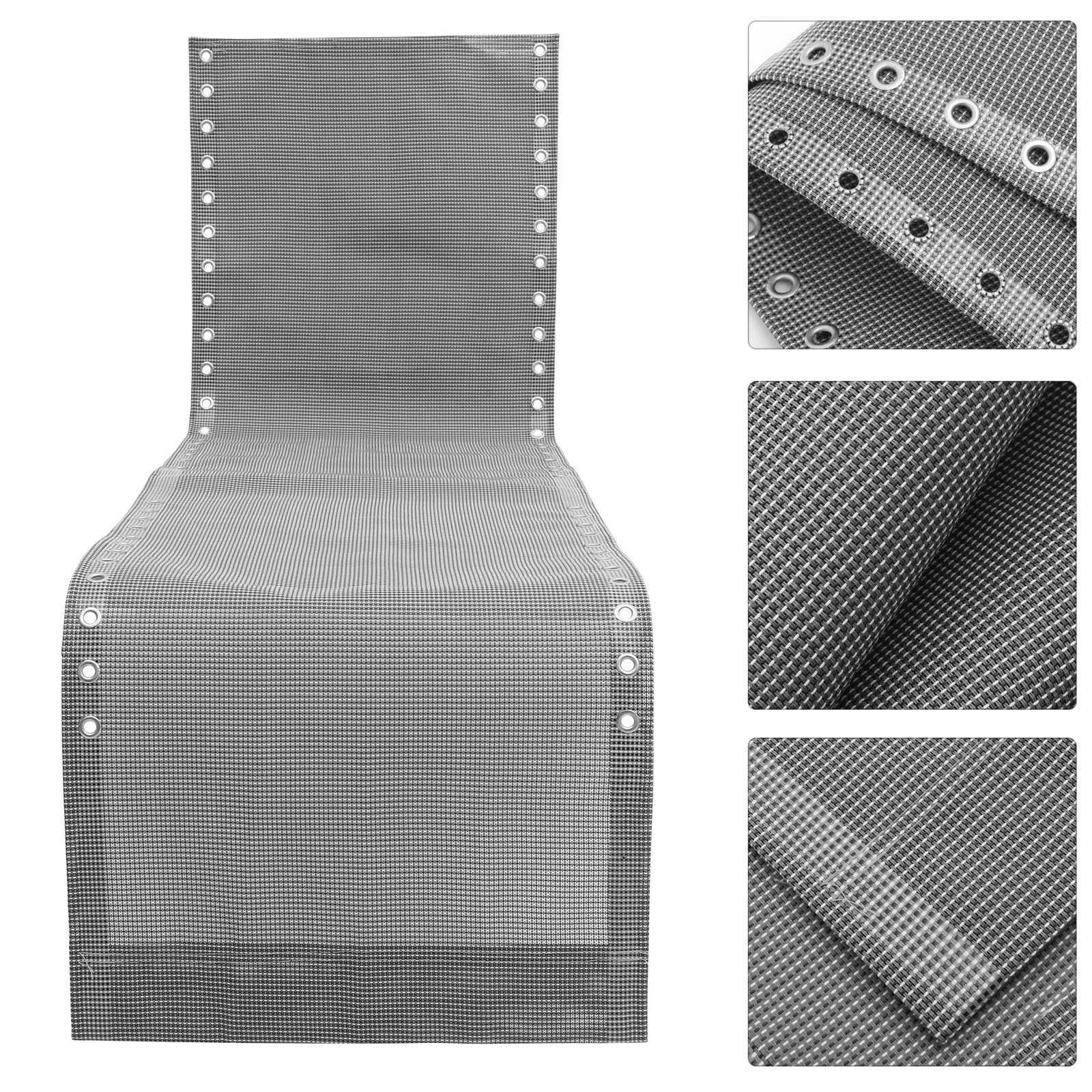

Lounge Chair Replacement Fabric for Patio Folding Recliner Parts Outdoor Slings Beach Chairs Wine Red Breathable Tough Suitable