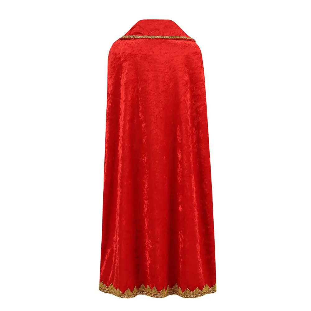 King Cloak Children's Double-layered Cape for Halloween Festival