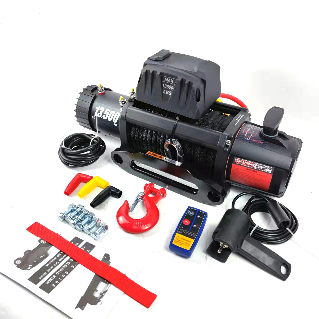 

Best Quality Car Winch 12v Electric Winches For 4x4 13500lbs 12v Electric Winch Luxury