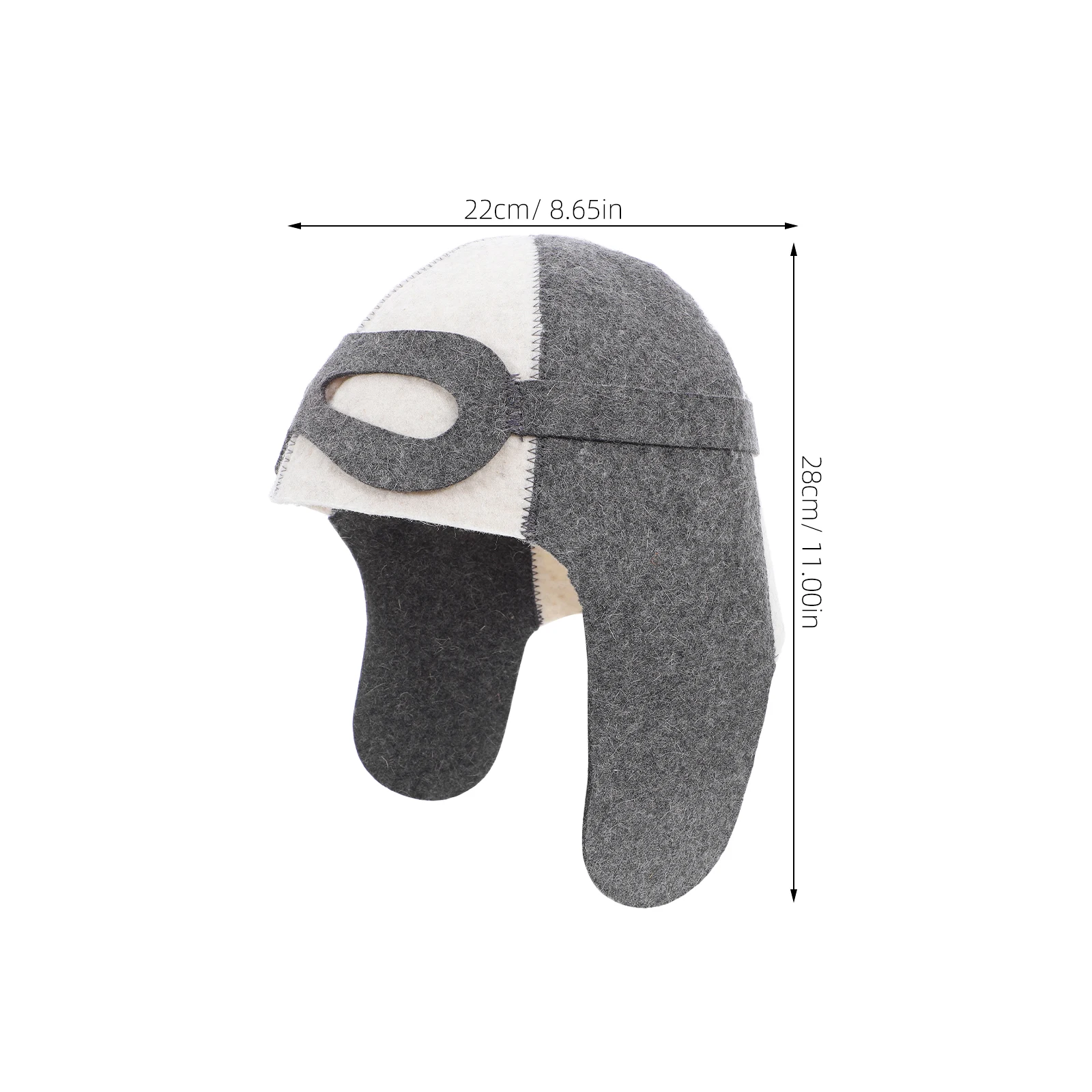 Creative Felt Sauna Hat For Men And Women Pilot Steamer Cap Bathroom Hat Head Cover For Steam Room Spa Sauna Room Accessories