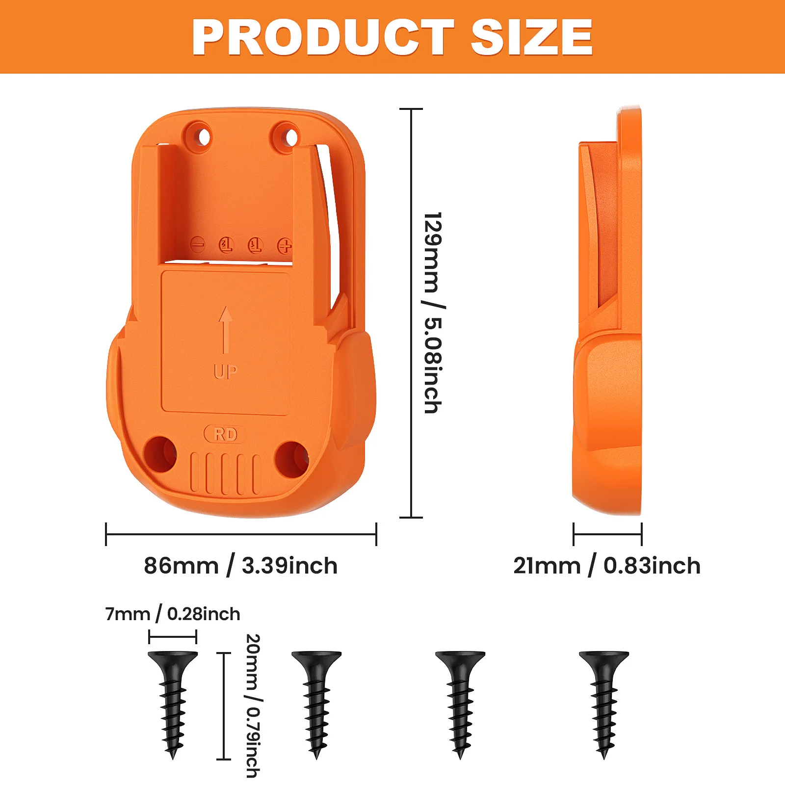Für Dewalt/Milwaukee/Makita/Bosch/Ridgid/AEG 18V Akku-Werkzeughalter Wandmontage Werkzeughalterung Befestigungsvorrichtung Werkzeughalter – Detail 39