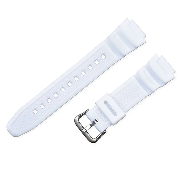 Horlogeband 18mm voor CASIO AE1200/1300/1000 W-219 Vervanging Siliconen Rubber Horlogeband heren Polsbandje armband Accessorie
