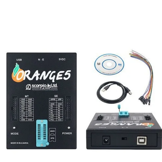 Orange5 V1.35 ECU Programmer, Professional Car Programming Device with Complete Adapters, Auto Repair Diagnostic Tool