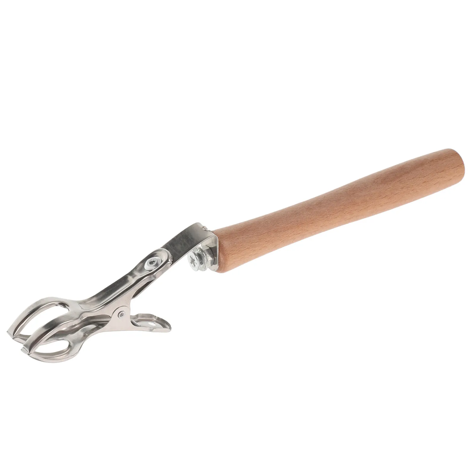 Handheld Moxibustion Clip Tool Portable Heat-Resistant Wooden Handle Moxa Stick Holder Anti-Scald Self-Treatment Clamp