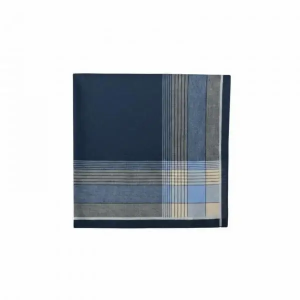 Soft Cotton Mens Handkerchief 3 Pack 43cm Plaid Pocket Square Suit Scarf Face Towel Formal Accessory for Professional Men