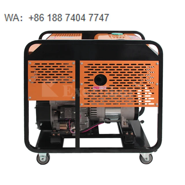 100% Copper Alternator 10kw  Electric Start house use Open Frame Diesel Generator