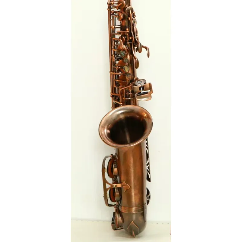 Rotes Antikes Professionelles Altsaxophon Musikinstrumente