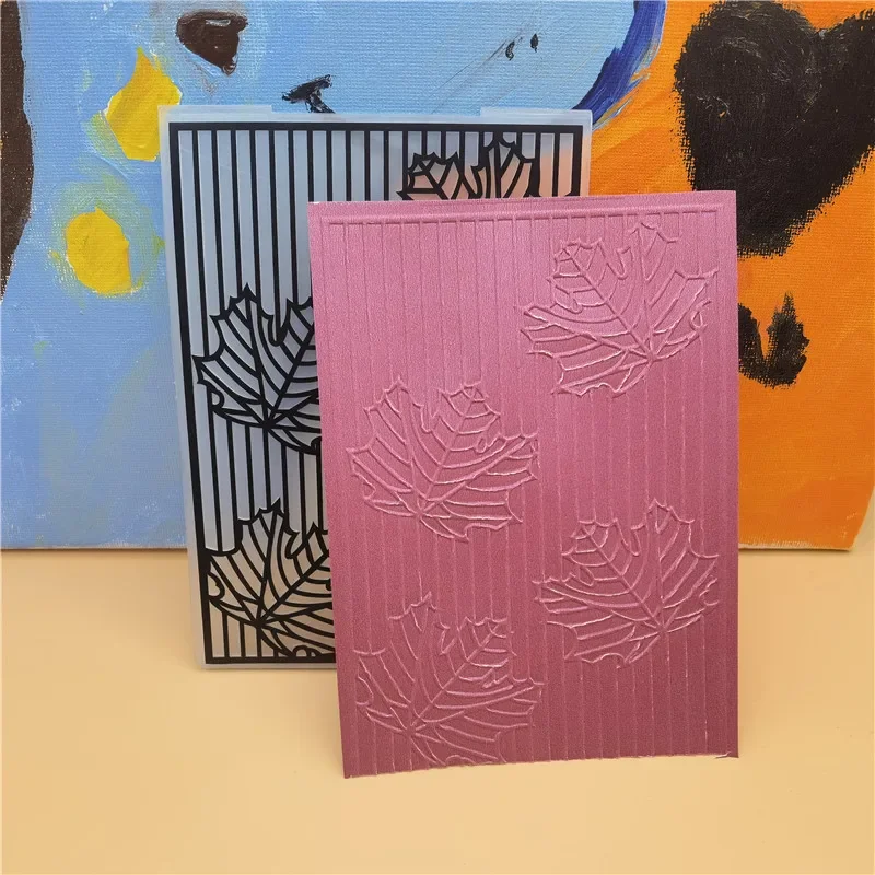 3D Flower Leaves/Spiral Pattern/leaves/textures Embossing Folder Plastic Scrapbooking Craft Embosser Folders Card Making Supplie