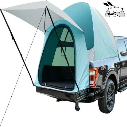 

Pickup Truck Bed Tent, 2-Person Camping, Double Layer, Waterproof 190T Polyester, with Removable Awning (5.5FT)