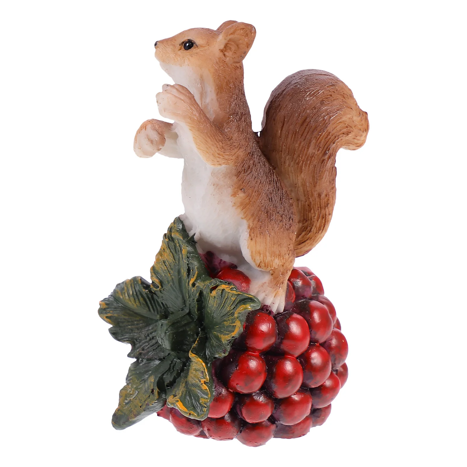 

1Pcs Resin Squirrel Statue Realistic Fine Craft Garden Balcony Desk Home Decor Indoor Outdoor Resin Squirrel Statue