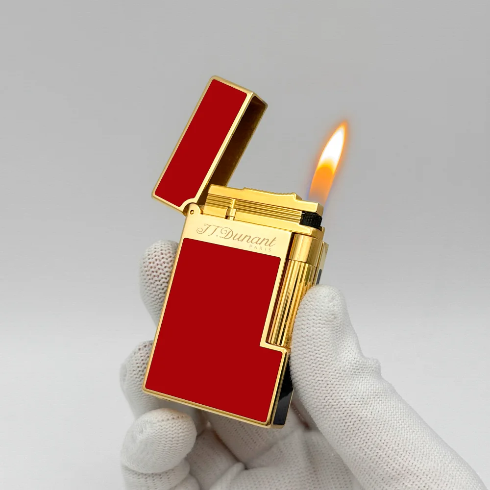 

Новая оригинальная латунная газовая зажигалка Dunant, лак для сигарет, инструмент для курения табака, подарок на годовщину для мужчин, папа