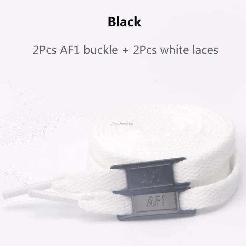 AF1 Schnürsenkel & Schnallen Set Flache Schnürsenkel mit Metallanhänger Kombination Ersatzschnürsenkel für Herren Damen Individuelle Sneaker-Accessoires – Detail 26