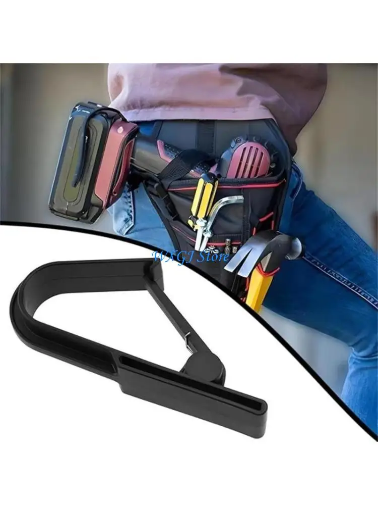 

37JE Tool Holsters Scaffolding Hook Clip Universal Impact Wrench Holder Tool Belt Power Tool Belt Hook for Cordless Drill