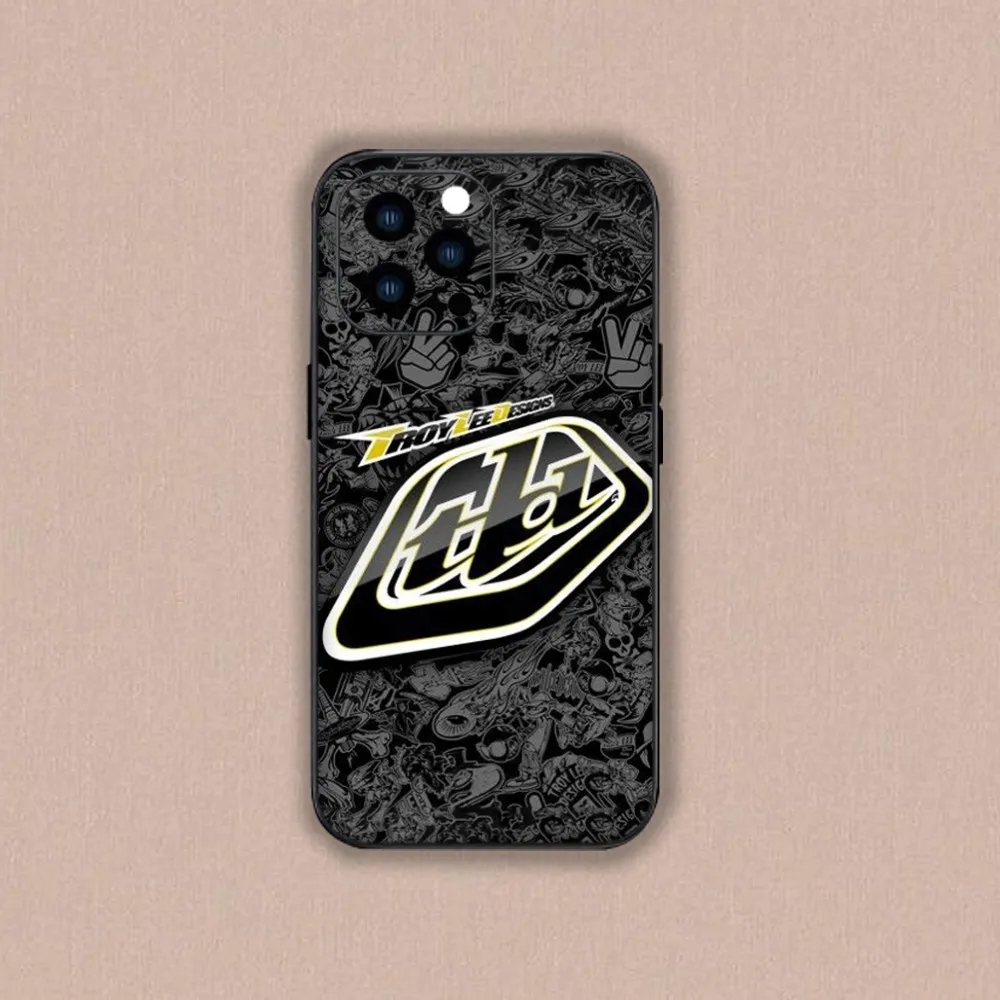 Sports Troy Lee Designs Phone Case For iPhone Mini 11 12 13 14 15 Plus Pro Max XR XS Black Shell