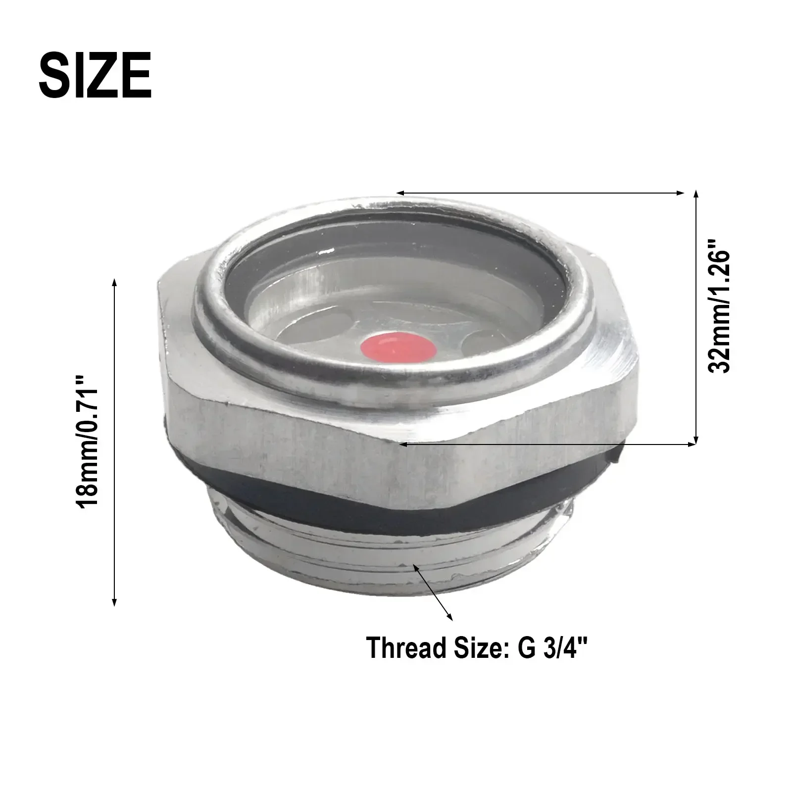 Level Mirror Air Compressor Aluminum Burr Edges PC Polycarbonate Mirror Package Contents Enhanced Sealing Performance