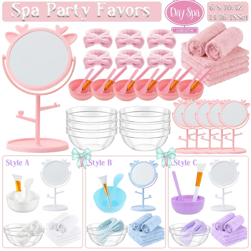 6-8-10-12-14-16sets-spa-party-supplies-for-girls-birthday-party-diy-kids-birthday-party-supplies-favors-sleepover-pyjama