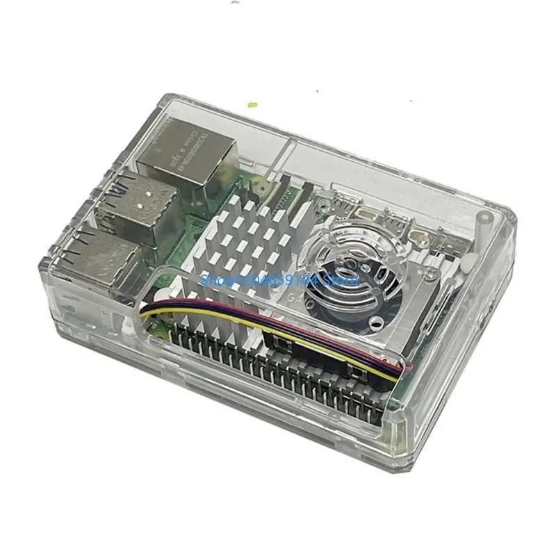 

Крышка корпуса Ptorector для RPi 5 с дополнительным активным вентилятором охлаждения радиатора