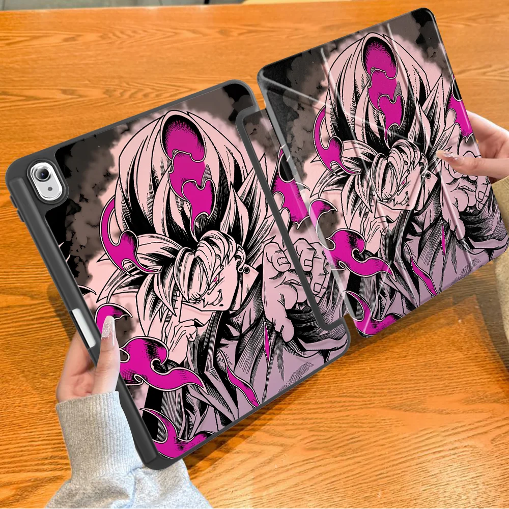 Dragons B-Ball Gokus Zamasu With Pen Slot Cover Tablet Case For Samsung For Galaxy Tab S9+ A11 Plus S9 FE A8 2022 S7 FE S8 S7+