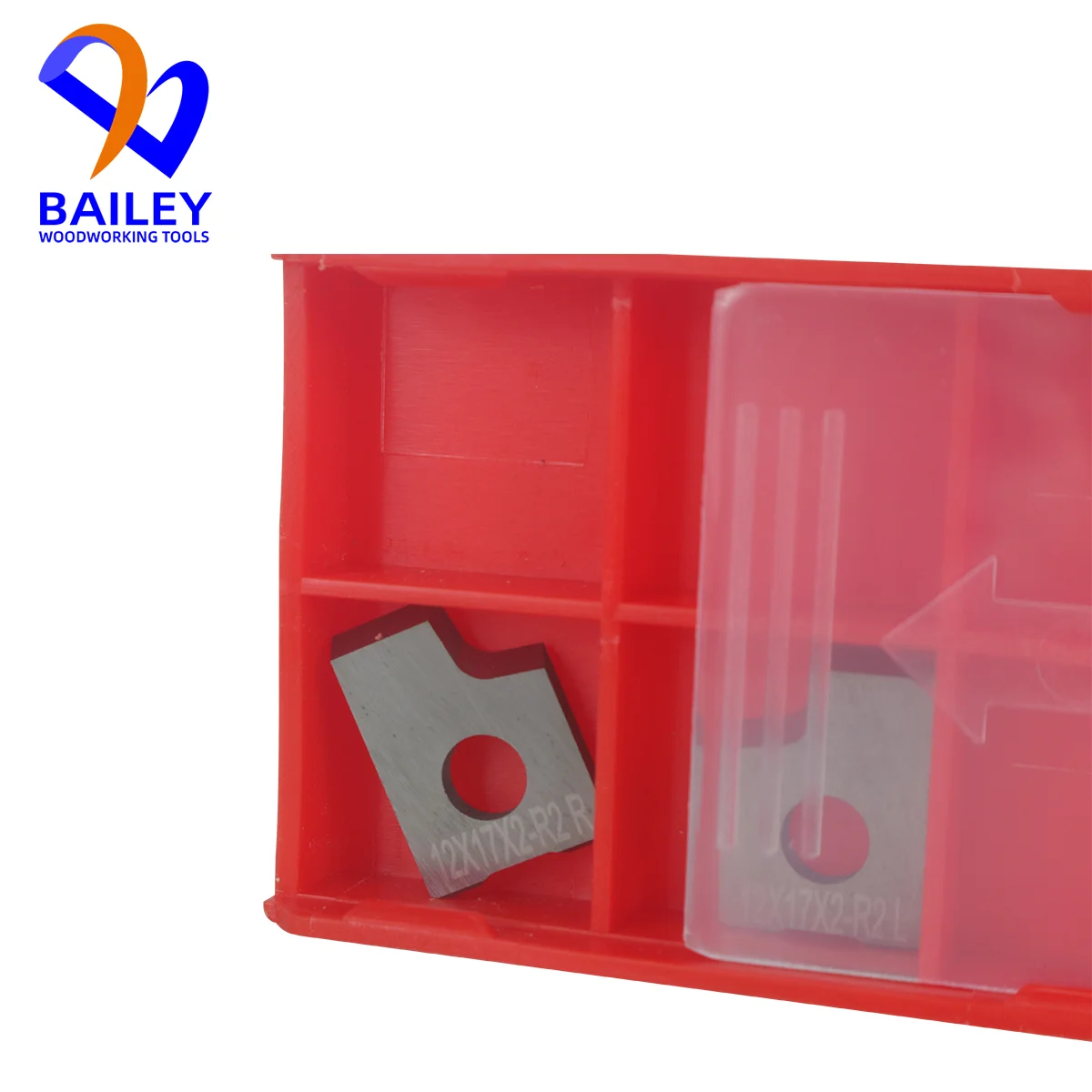 BAILEY 10PCS 12x17x2mm R2 Scraping Blade Knive Scraper for Edge Banding Machine Woodworking Tools