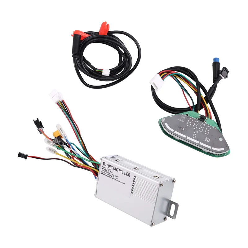 

ABSQ-S1-E9T Motorcontroller DC 36V Набор контроллеров для V4EE 8,5 дюймов 20/25 км/ч Запчасти для скутера Дисплей контроллера