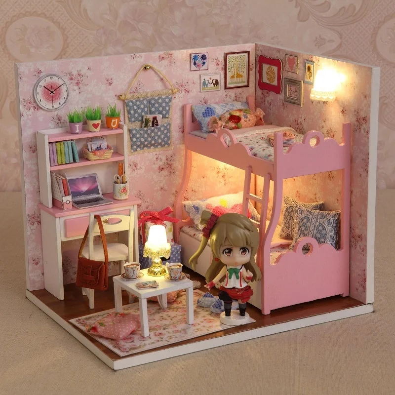 

Mini House in the Mood for Love, Manual Diy House, Assembling and Making Models, Puzzle Toys, Gifts for Girls