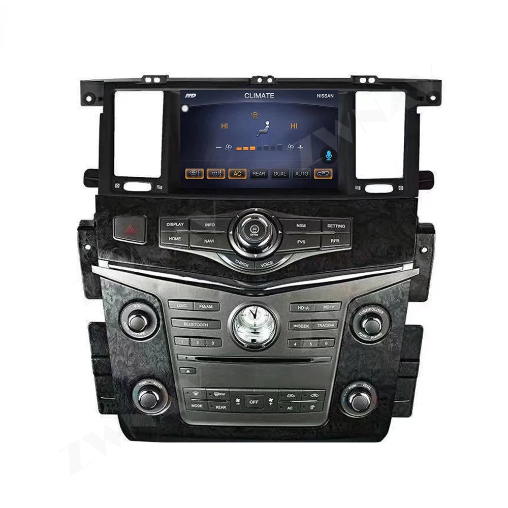 Screen For Nissan Patrol Y62 2010 2011 2012 2013 2014 2015 2016 2017 2018 2019 2020 Android 9 Player GPS Radio Audio Stereo