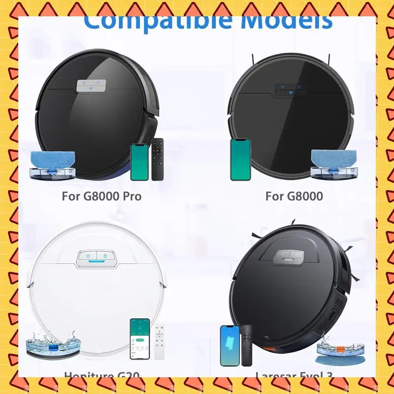 

A008 Replacement Parts For Tikom G8000/G8000 Pro/HONITURE G20 Robot Vacuum Cleaner - Spare Accessories - Main Roller Brush