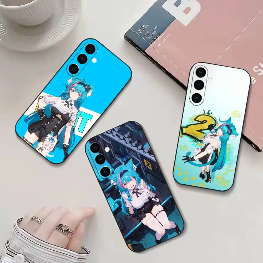NTE M-Mint Neverness to Everness Phone Case For Samsung Galaxy A91,80,73,72 ,71,53,52,32 ,31,22,21s,20,Soft Black Case