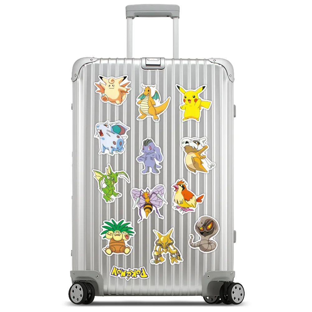 Picture 6: Trendy Pokemon Anime Stickers 50PCS, Waterproof Vinyl Decals No Repeat, Cute Cartoon Stickers for Laptop Phone Case Skateboard for All Ages