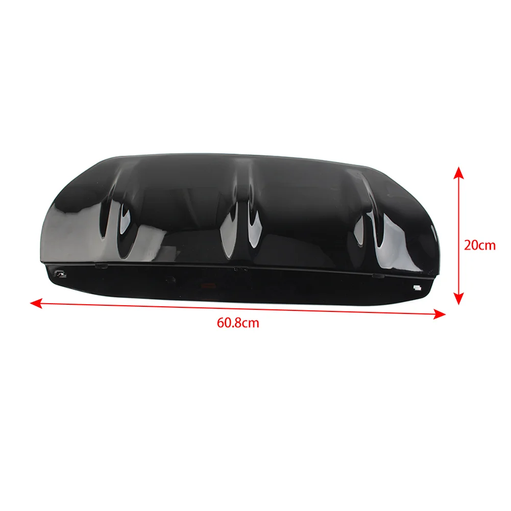 Glossy Black Car Rear Towing Hook Opening Cover Protector For Land Rover Range Rover Velar 2018 2019 2020 2021 LR133261