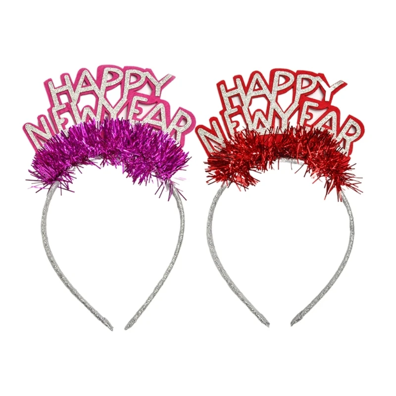 

HAPPY NEW YEAR Headband for Adult Festival Cosplay Performances Headwear