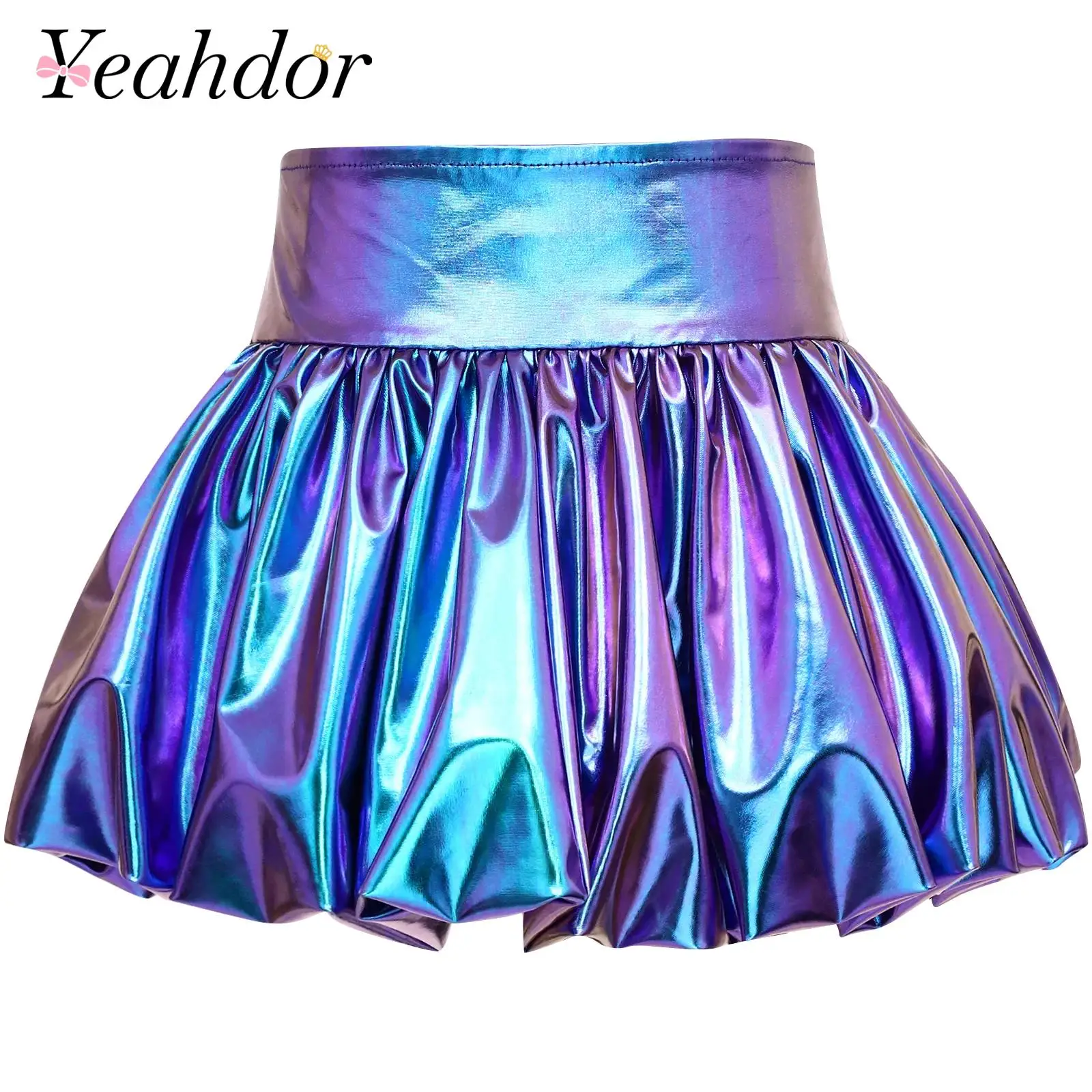 

Trendy Girls Bubble Mini Skirt Dance Party Summer Bud Balloon Skirt Kids Fashion Short Skirts for Streetwear Children's Clothing