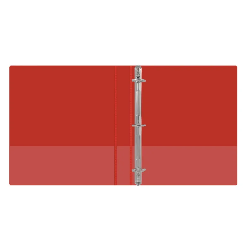 

1" Durable Binder,1" Slanted D-Rings, Red, 12 Pack