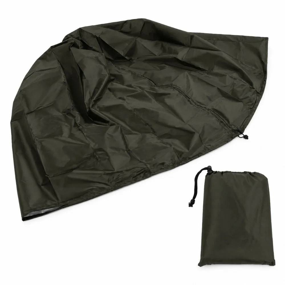 52.76x25.98x35.04in Outdoor Chair Cover Oxford Fabric Drawstring Handles Bicycle Trailer Cover Black Buckle Pet Trailer Cover