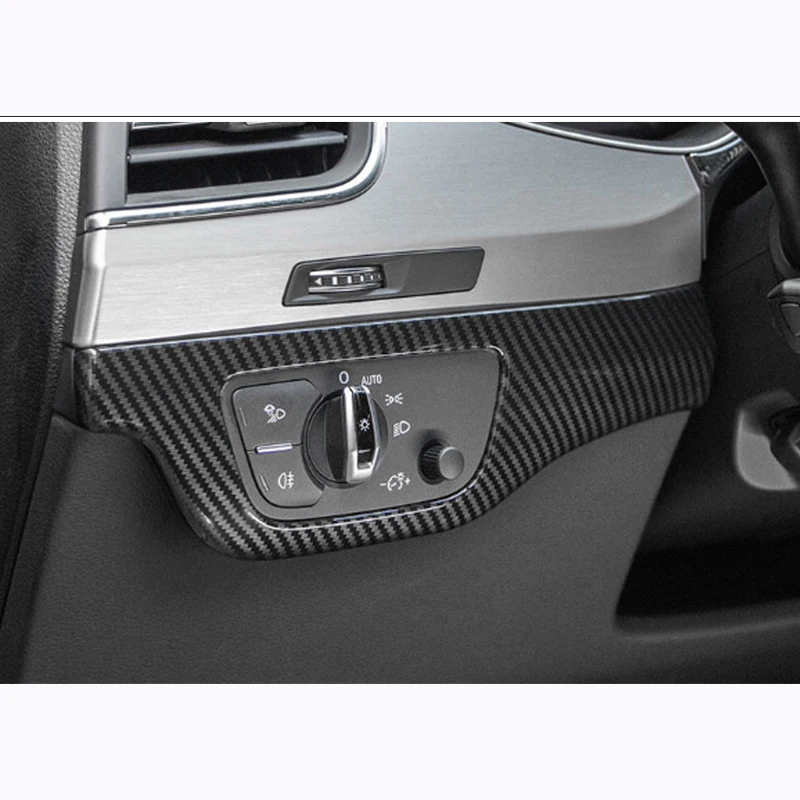 

For Audi Q7 4M 2016-2020 2021 Car Accessories Center Control Dashboard Trim Frame Sticker Cover Interior Decoration Moulding