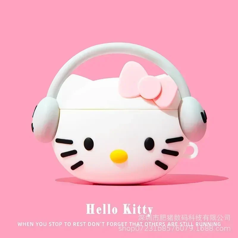 Sanrio Airpods guscio protettivo My Melody Hello Kitty Kawaii Cute Apple Wireless Bluetooth Earphone1 2 3 Pro custodia regali per ragazze